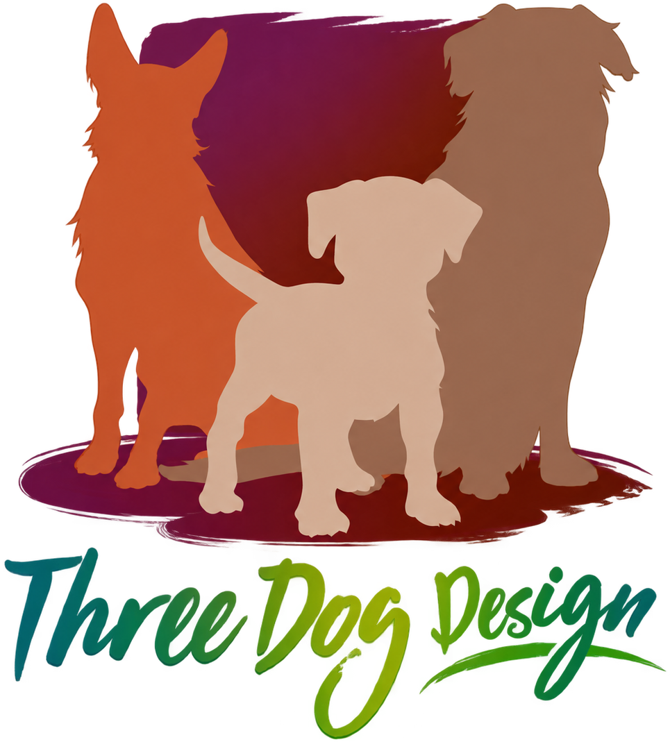 Three Dog Design logo
